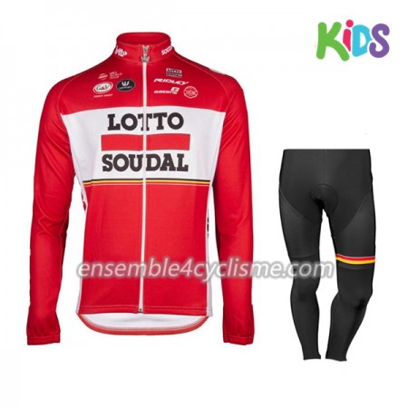 Tenue Maillot M/L + Collant Long 2017 Lotto Soudal Enfant N001